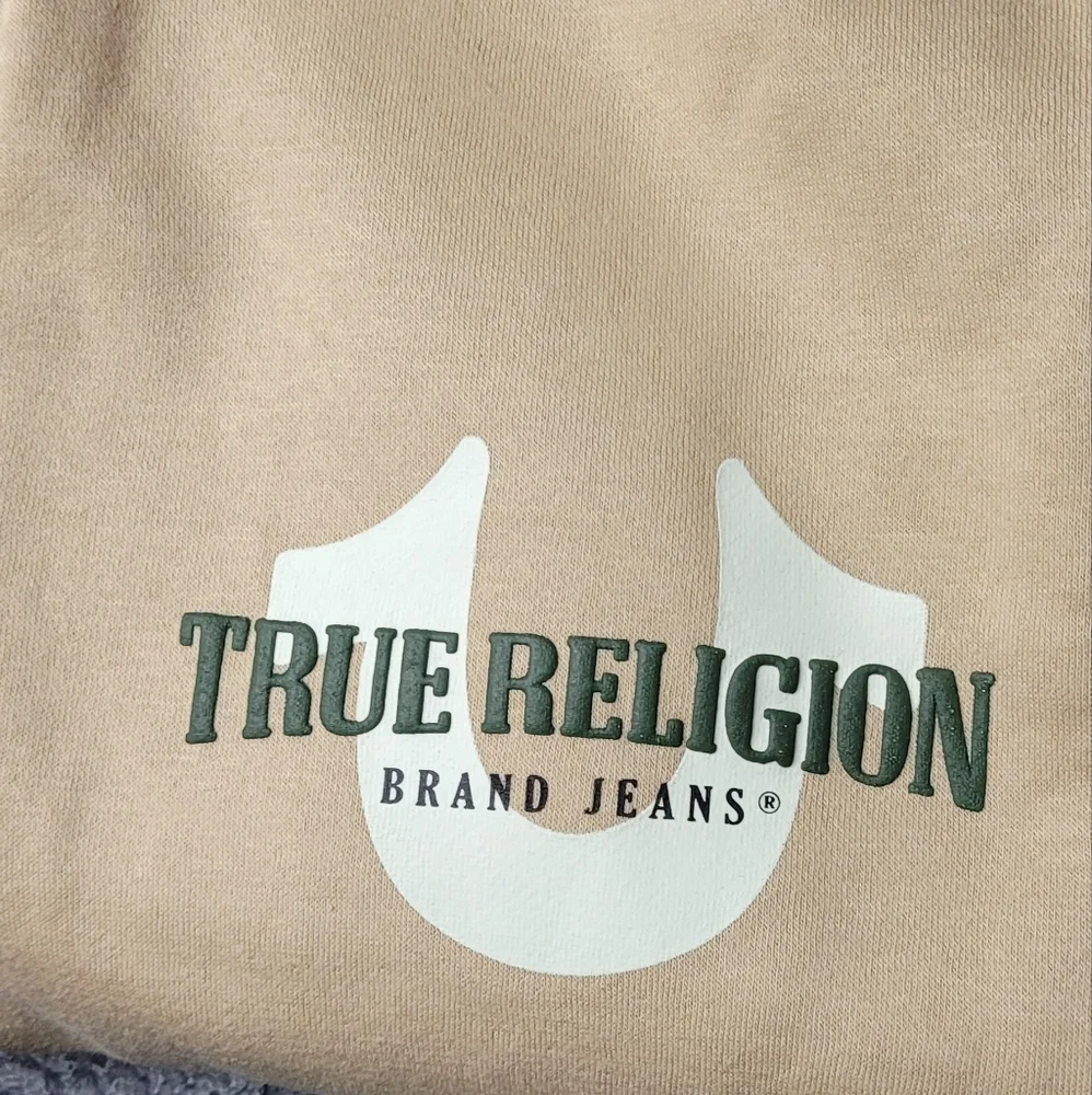 True Religion Sweatpants Size Small Beige